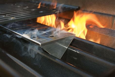 stainless steel smoke box|smoke box attachment for grill.